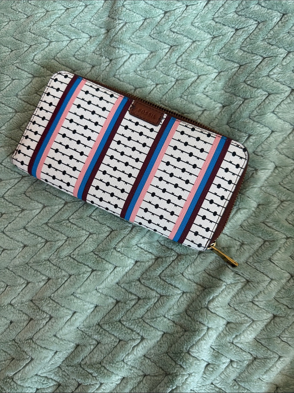 Fossil | Emma LG ZP Multi Stripe Wallet